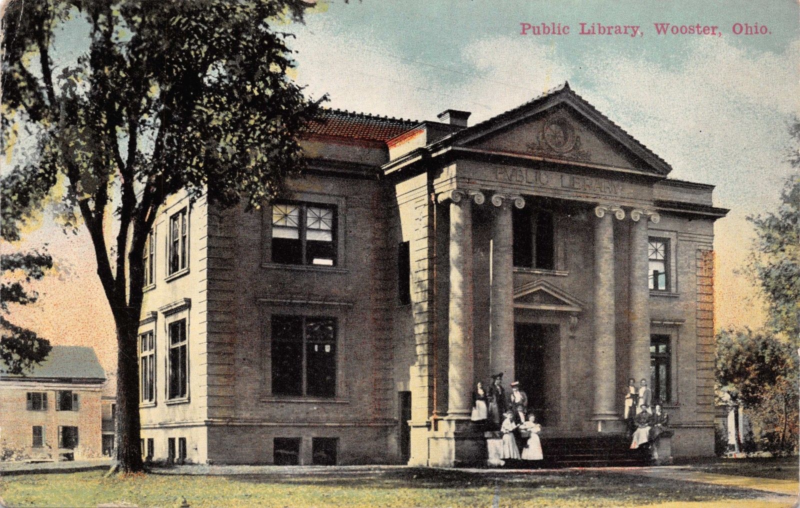 Library Postcards Public Library, Wooster, Ohio