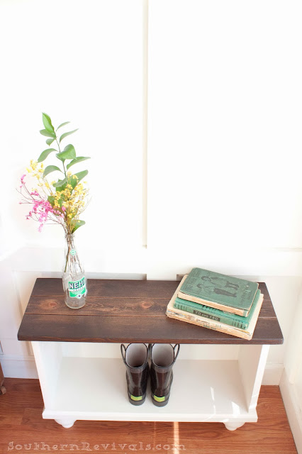 Southern Revivals | DIY Entryway Bench for Small Spaces Southern Revivals | DIY Entryway Bench for Small Spaces
