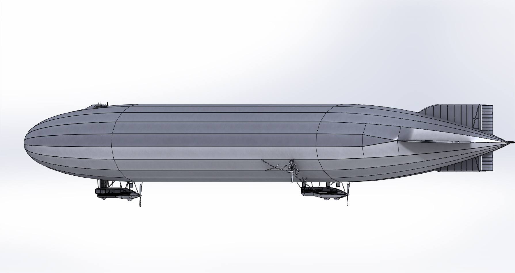 Kampfgruppe 1/144 1/144 Zeppelin LZ13 HANSA by MikrMir