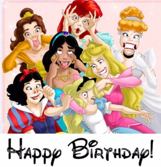 Happy Birthday Meme Disney princess