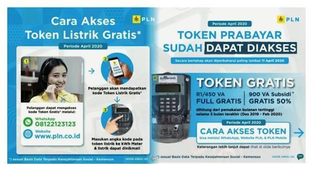 Mudah Sekali! Ini Cara Ambil Token Listrik Gratis Lewat Website PLN danWA 08122-123-123