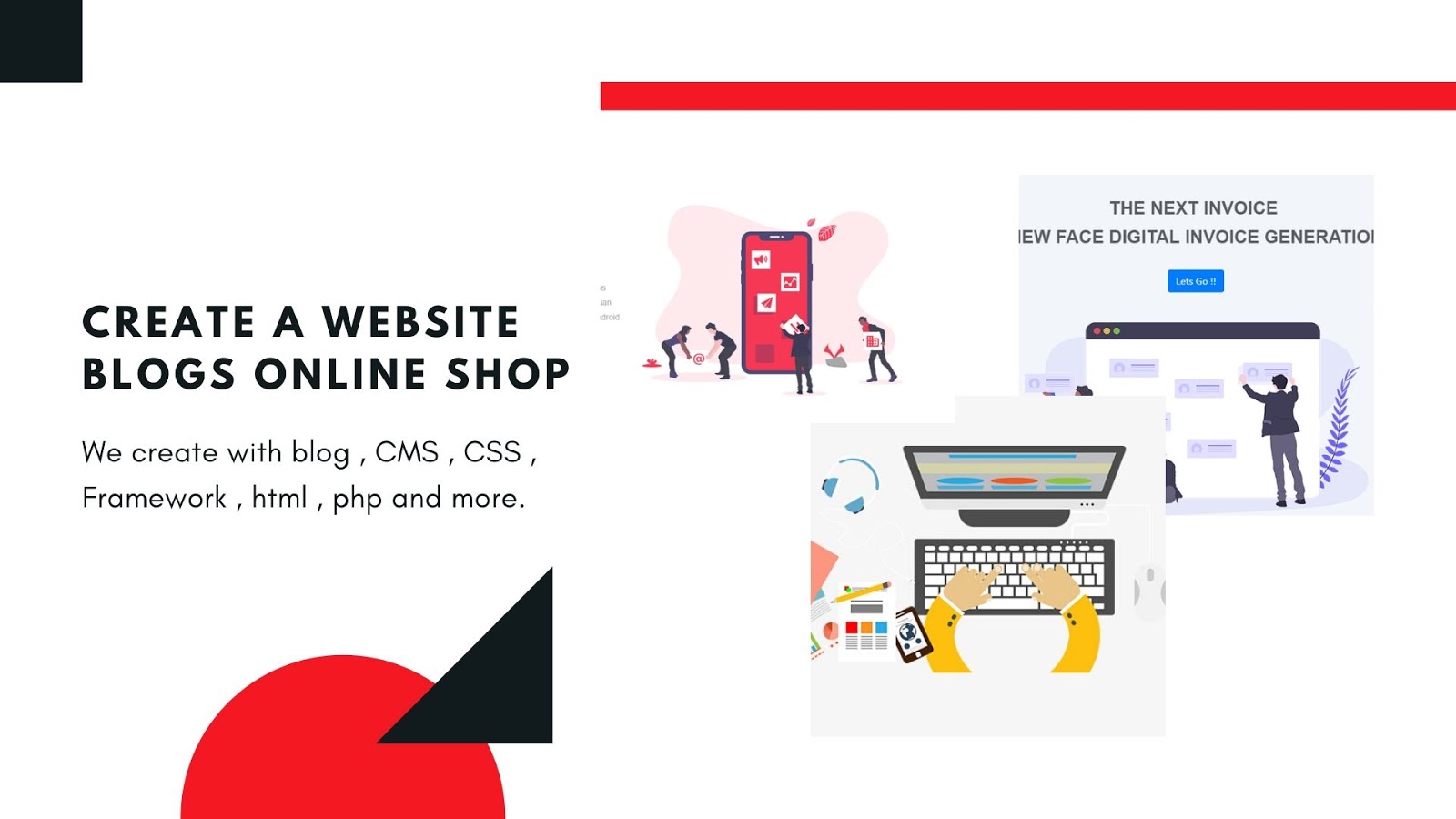 Pembuatan website online shop toko company profile usaha