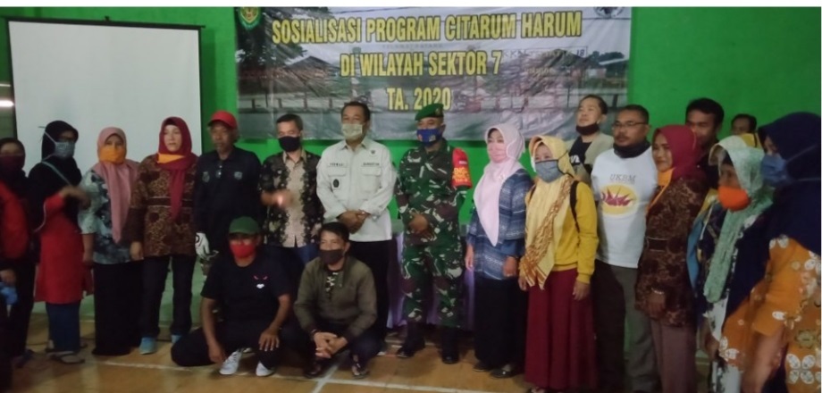 Dansektor 7 Satgas Citarum Gelar Sosialisasi Lanjutan Program Citarum Harum