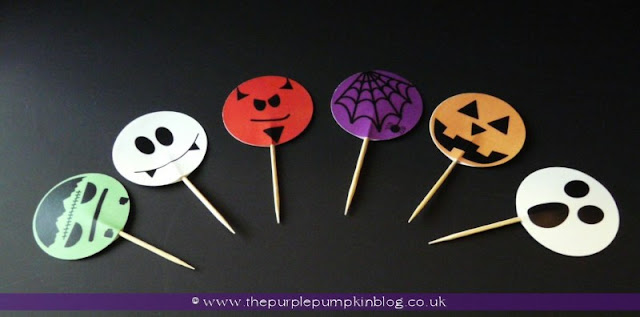 Halloween Toppers at The Purple Pumpkin Blog