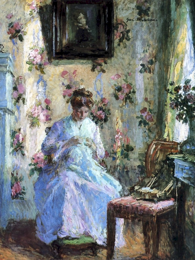 Gari MELCHERS (18601932) Catherine La Rose The Poet of Painting