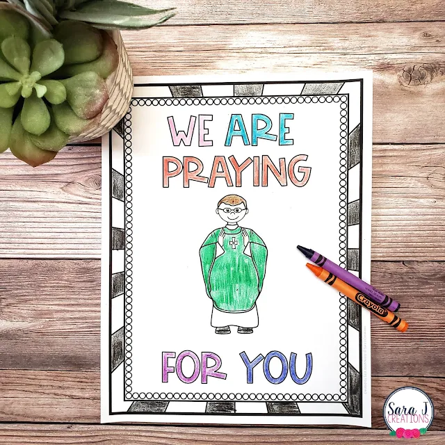 Uplift your Catholic priests with these free printable thank you cards. Perfect for having children show their priest how much they care!