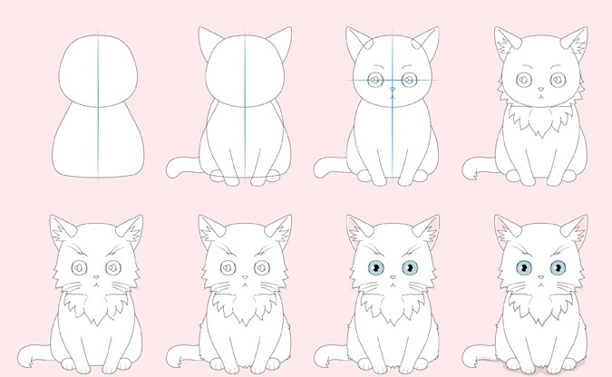 Cara Menggambar Kucing Anime Langkah Demi Langkah Anidraw Cara Menggambar Kucing Anime Langkah Demi Langkah Anidraw