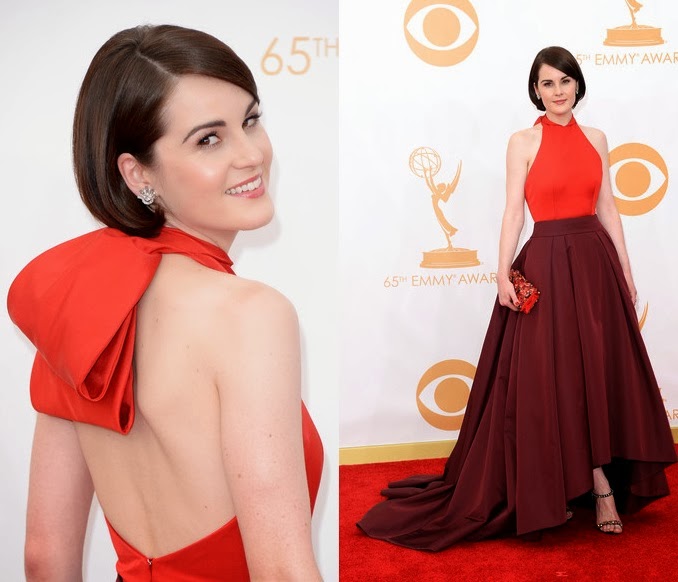 ScarletStiletto: Michelle Dockery in Prada - 2013 Emmy Awards