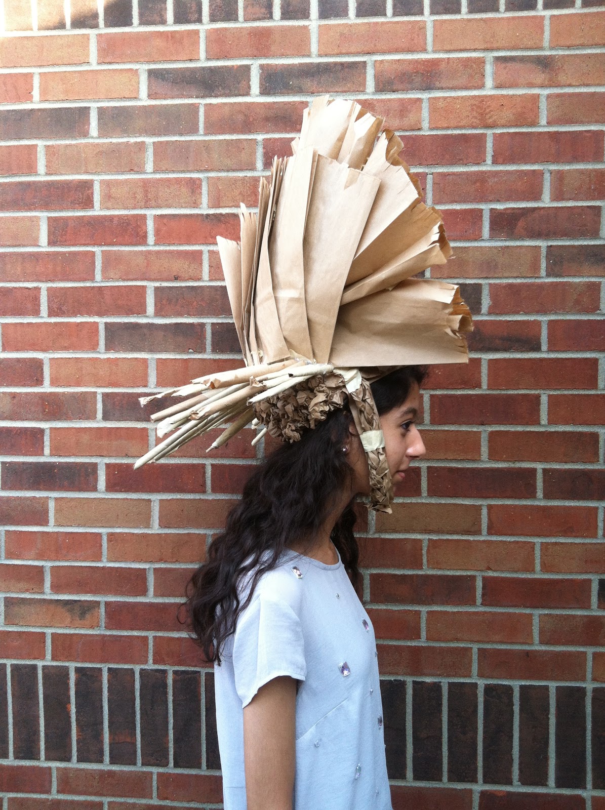 Adventures of Creativity. Student Work Paper Bag Hats