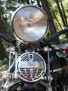 1942 Harley Knucklehead Headlight
