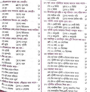 Geography general knowledge in Bengali