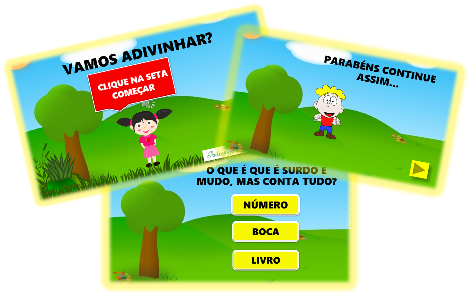 Jogo do dia da escola - QUIZ SHOW