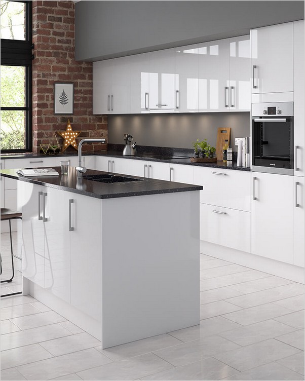 High Gloss Kitchen Doors Home Interior Exterior Decor