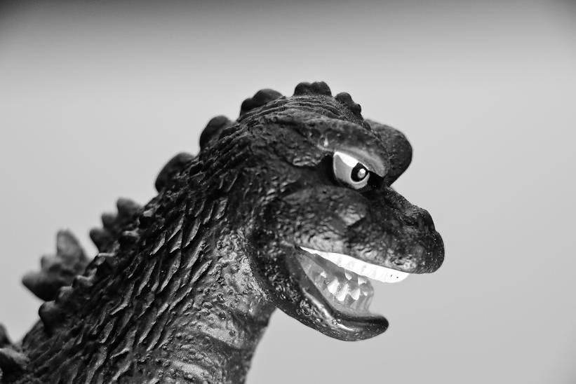 Michigan Exposures Godzilla in Black and White