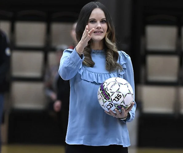 Princess Sofia Hellqvist wore Heartmade blouse day birger trousers, wore shoes, stle fashions