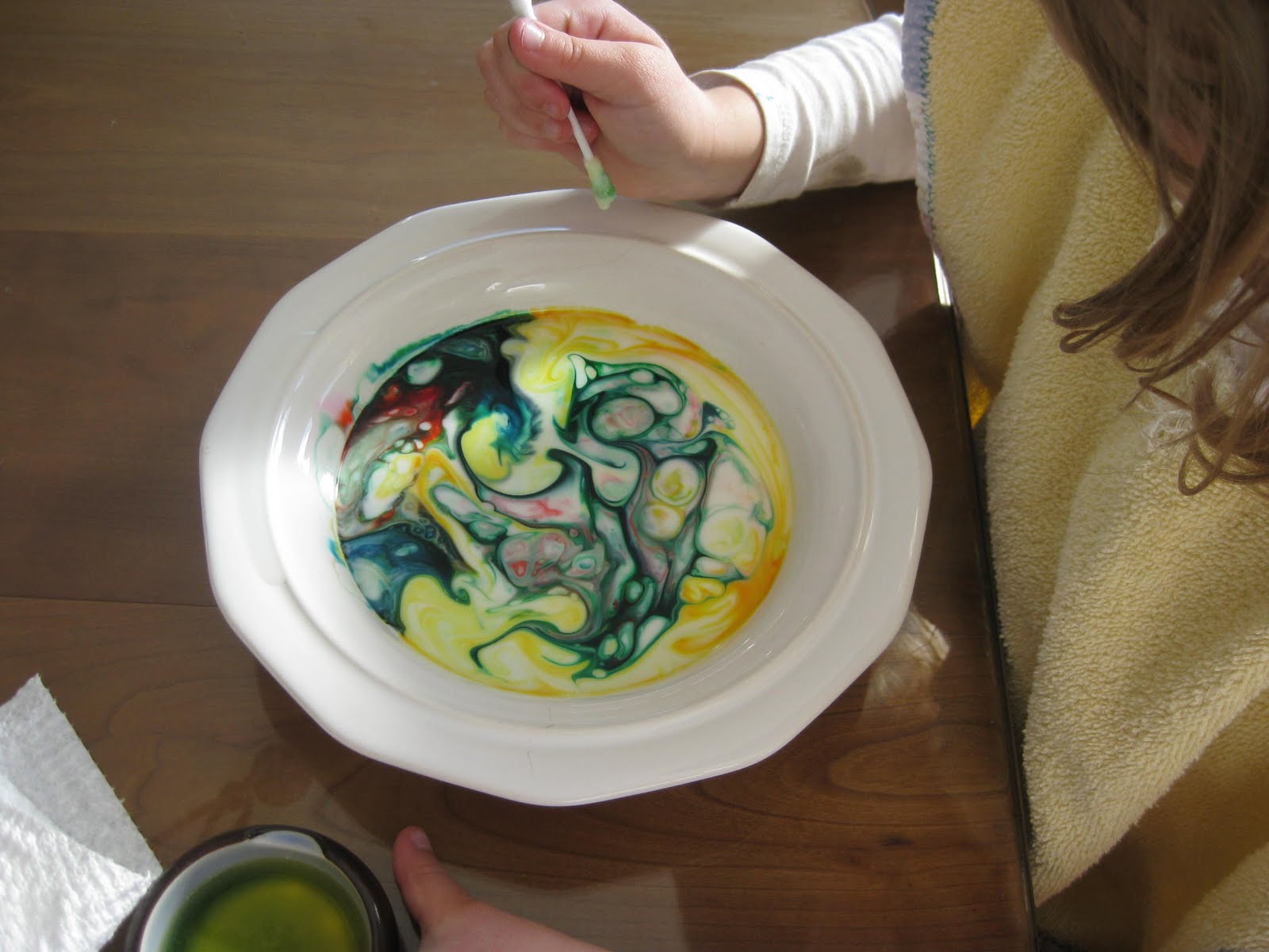 The Wonder Years: Color Mixing: Milk, Food Coloring and Soap