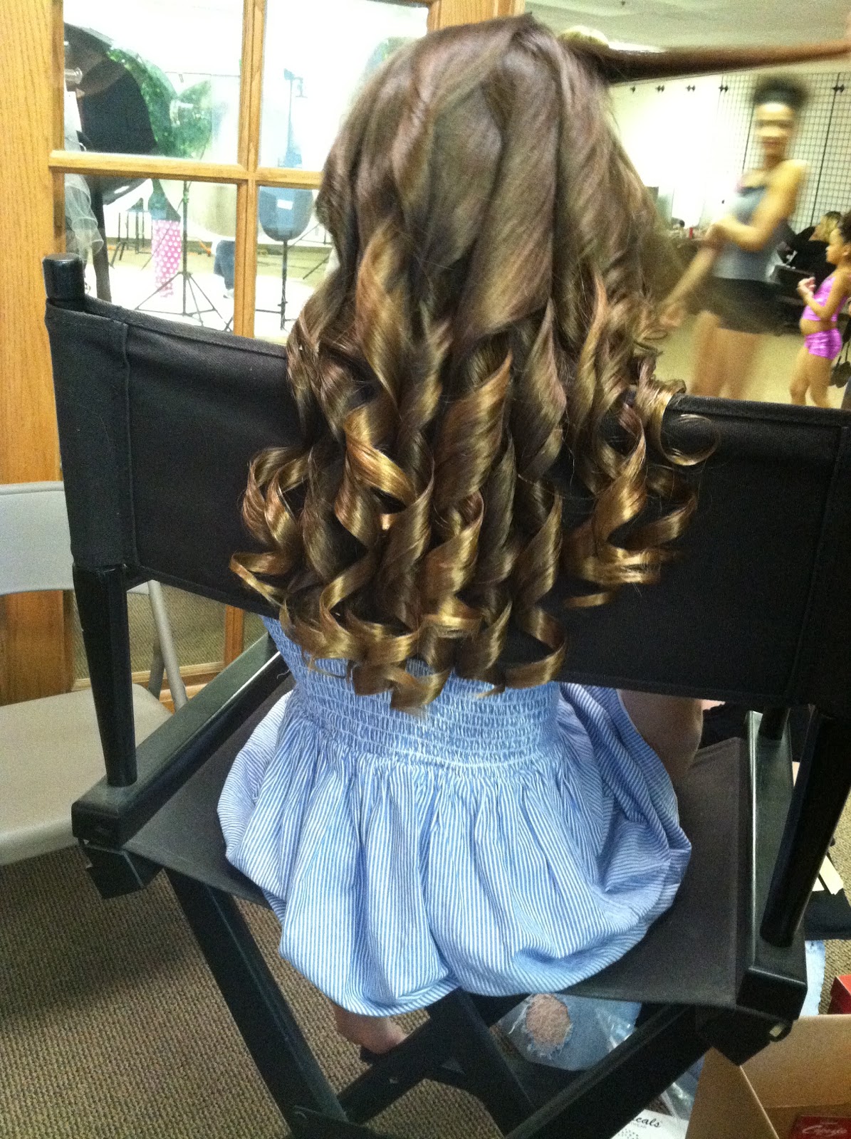 Chloe East Modeling Job today for Discount Dance dance clothes