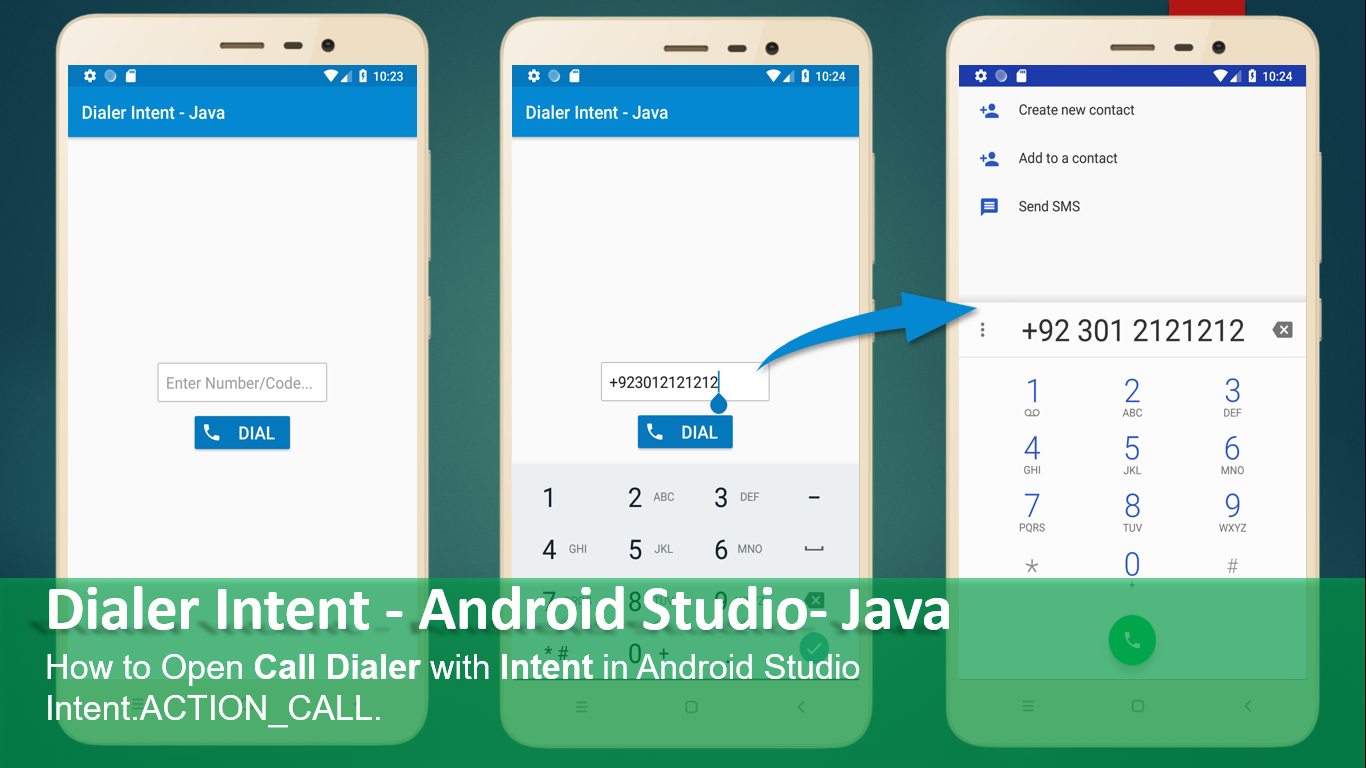android studio intent action android studio intent action