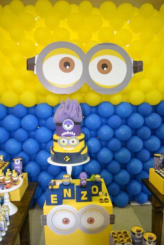 11 ideas para decorar Fiesta Minions
