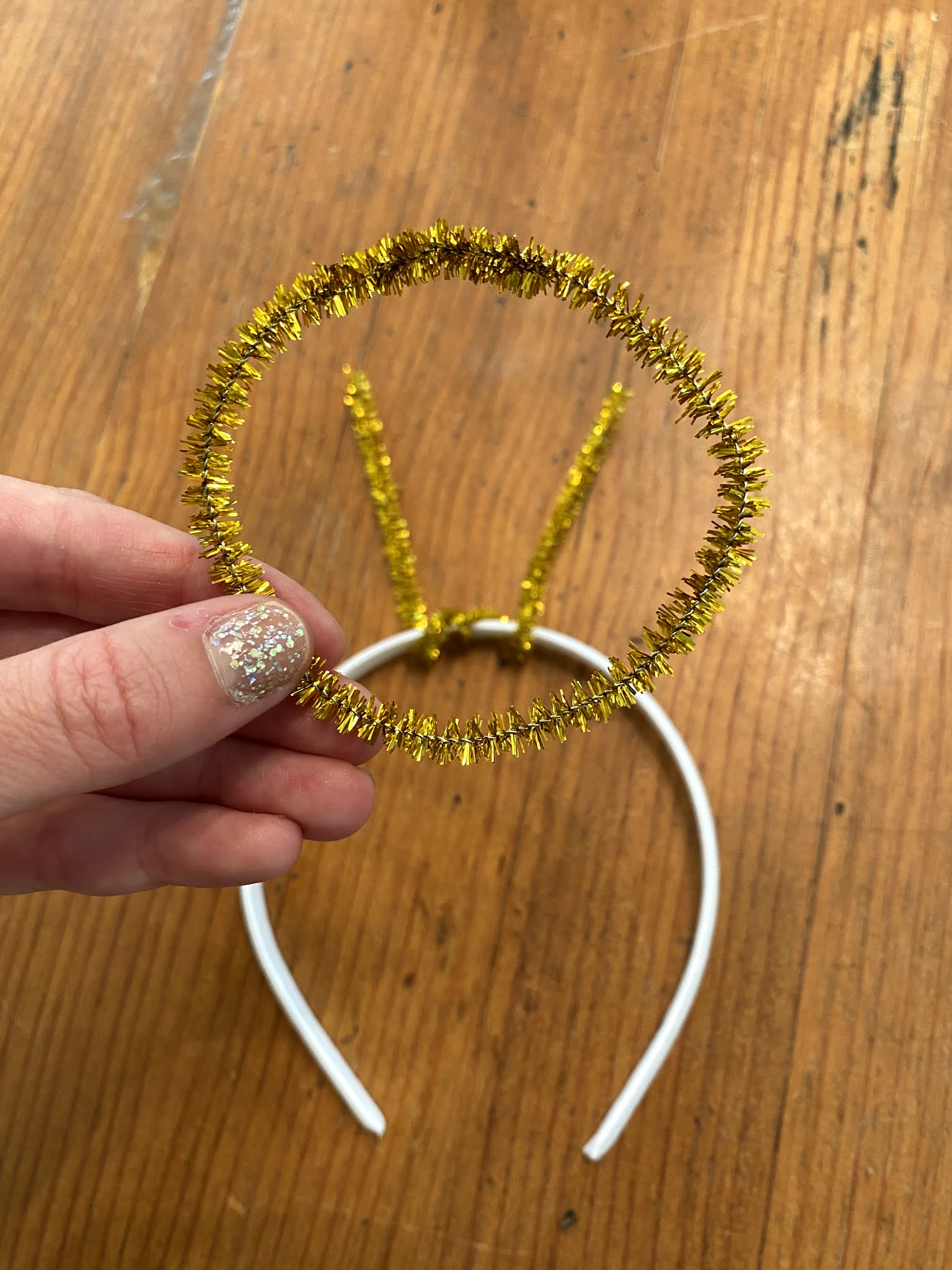 I Did It You Do It Tinsel Halo