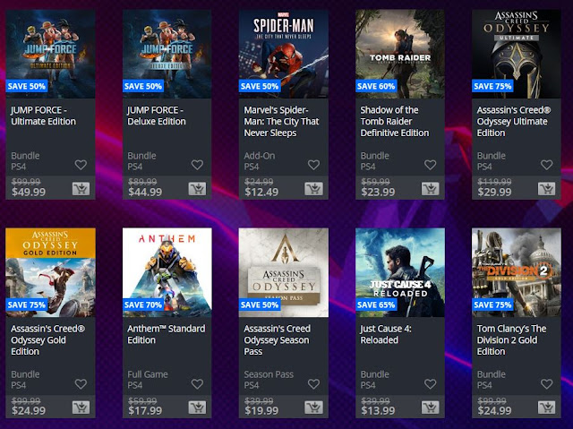 إنطلاق حملة تخفيضات ضخمة على متجر PS Store بمناسبة حفل The Game Awards 