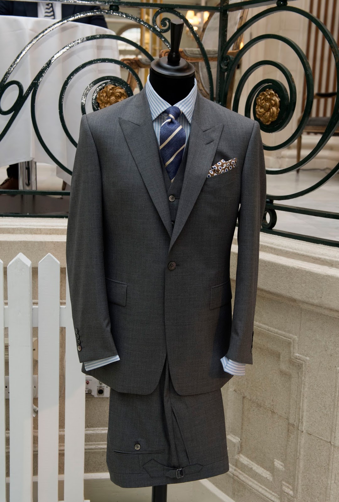 men's styling: Chester Barrie Spring/Summer 2017 at London Collections:Men