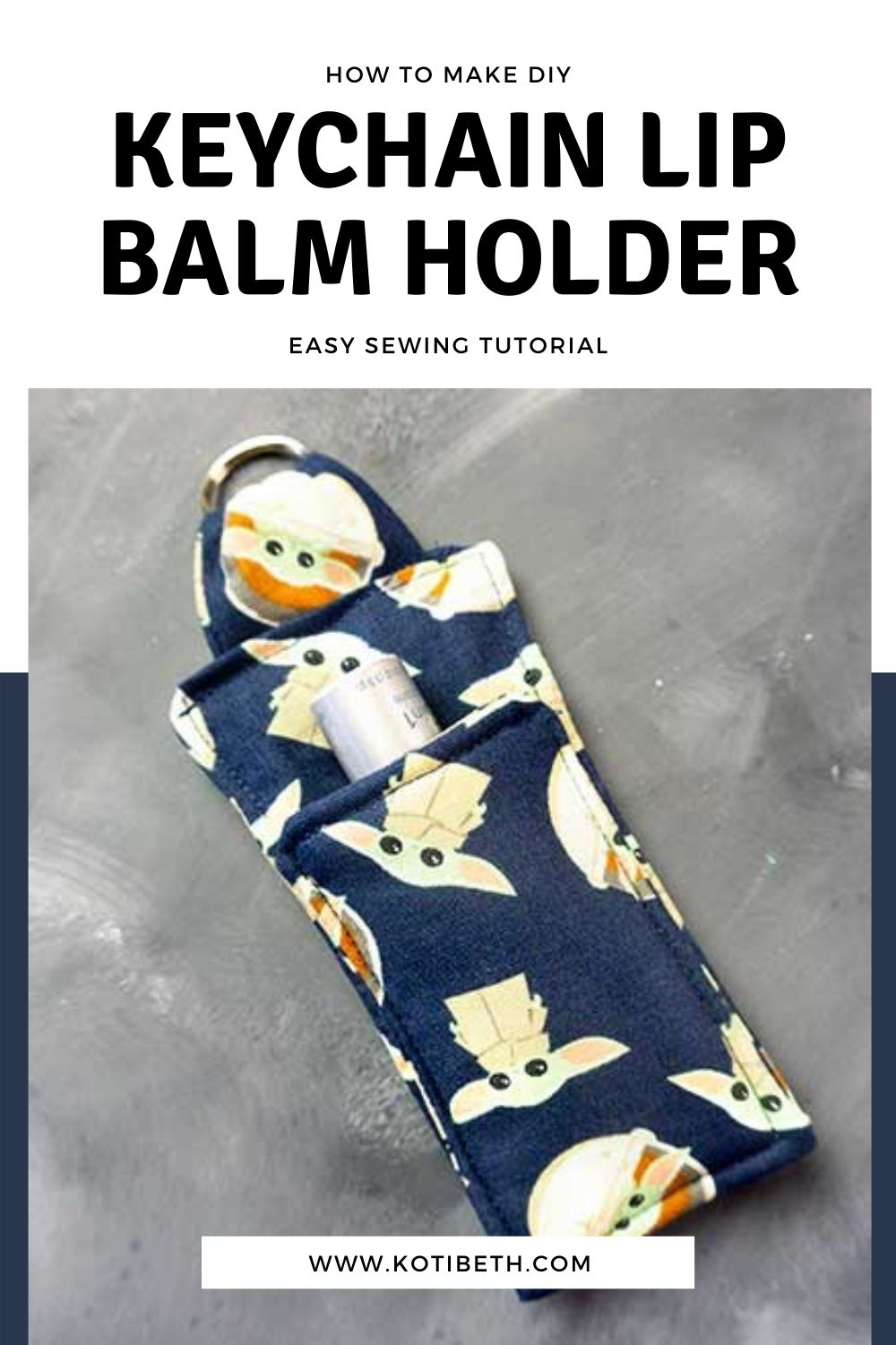 Lip balm keychain holder diy top