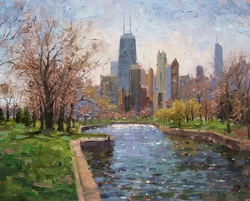 Eugene Paprocki 1971 ~ American painter | The impressionist city Eugene Paprocki 1971 ~ American painter | The impressionist city