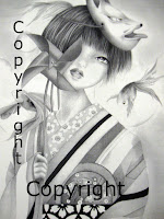 Image of uncolored page with copyright watermark,