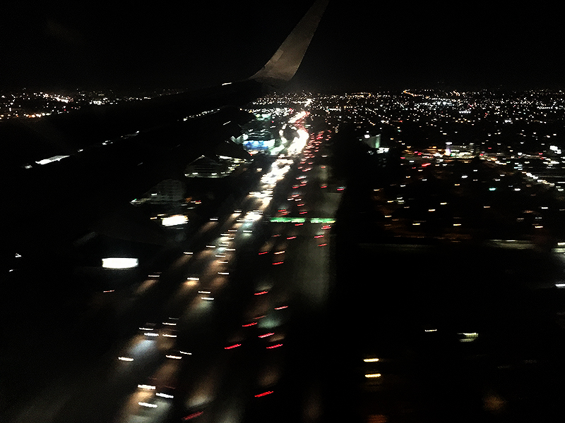 carchaeology Flight from Dulles (Washington DC) to LAX Thursday