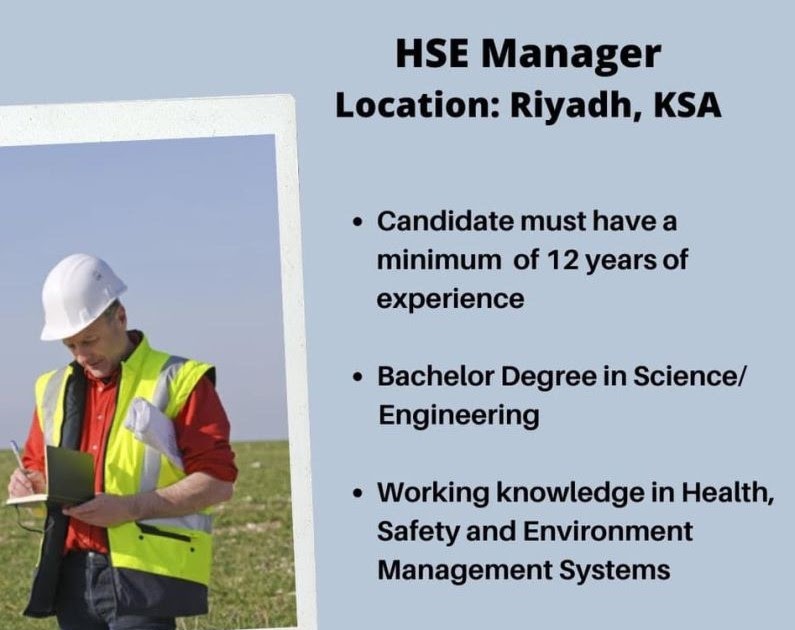 HSE Insider ( 09 ) HSE/EHS/SAFETY JOBS APRIL 2021