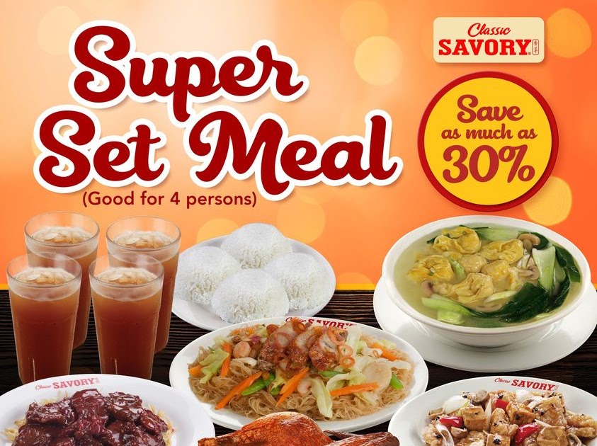 Manila Shopper Classic Savory Super Set Meal & Buy1 Get1 Merienda Deals