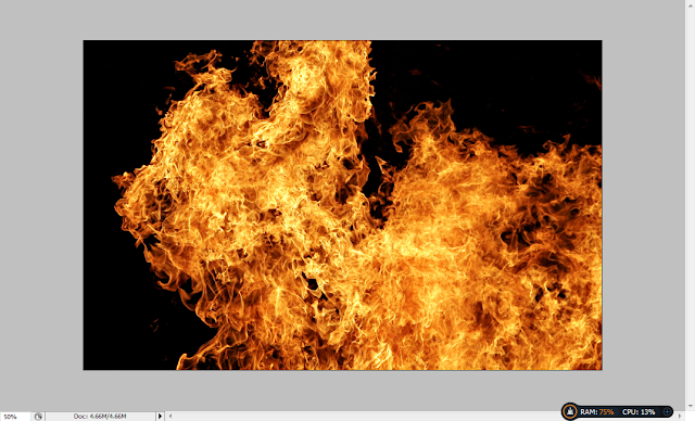  niscaya semua orang tidak menginginkannya Cara Membuat Efek Terbakar Api di Photoshop