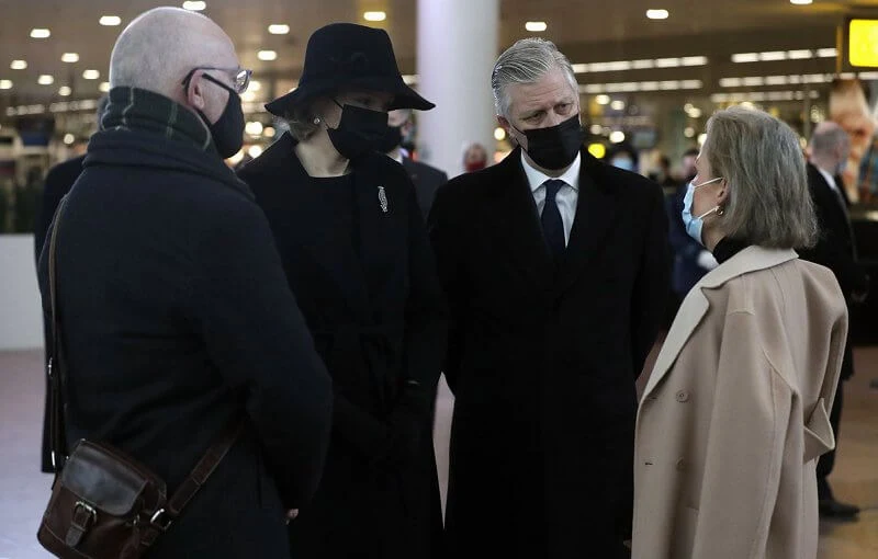 King Philippe and Queen Mathilde took part in a commemorative ceremony