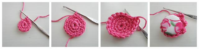 Crochet & Fabric Covered Rings
