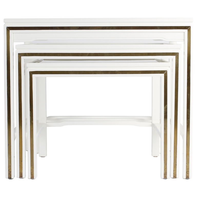 The Modern Sophisticate Small Space Solution Nesting Tables