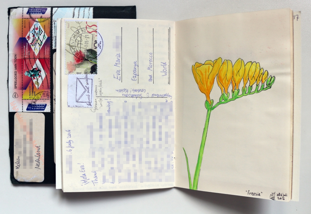 Mail Adventures Notebook Letter