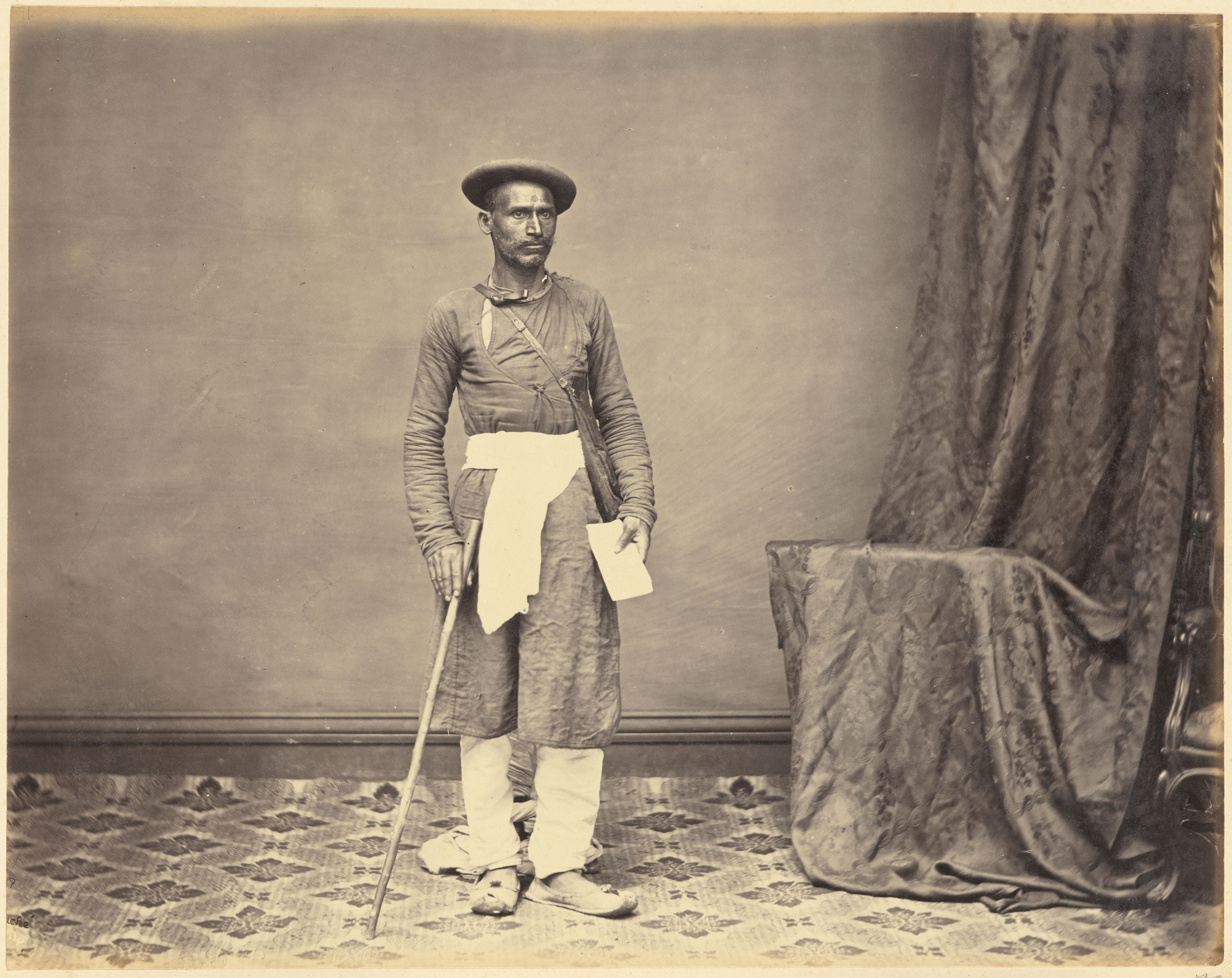 Studio Portrait Of A Postman - Circa 1860s