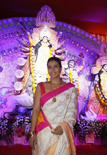 Kajol Devgan spotted at Durga Puja Pendal in Mumbai