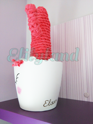 Cactus Trapillo Rosa Maceta Crochet DIY