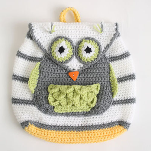 Owl See You at School Backpack - Crechet Pattern