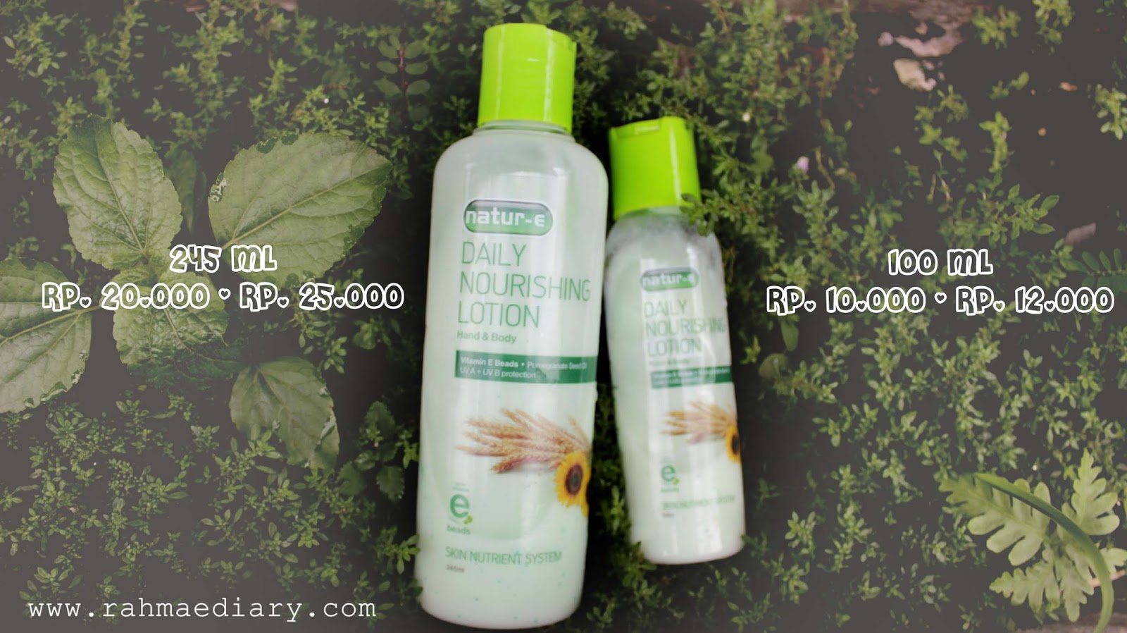 NaturE Daily Nourishing Lotion Hand & Body untuk Kulit Kering Rahma Diary