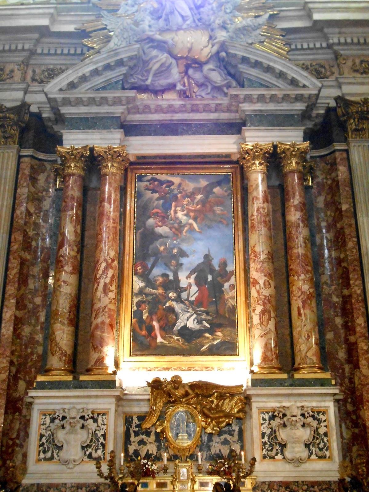 New Liturgical Movement: The Altar of St Francis Xavier in Rome