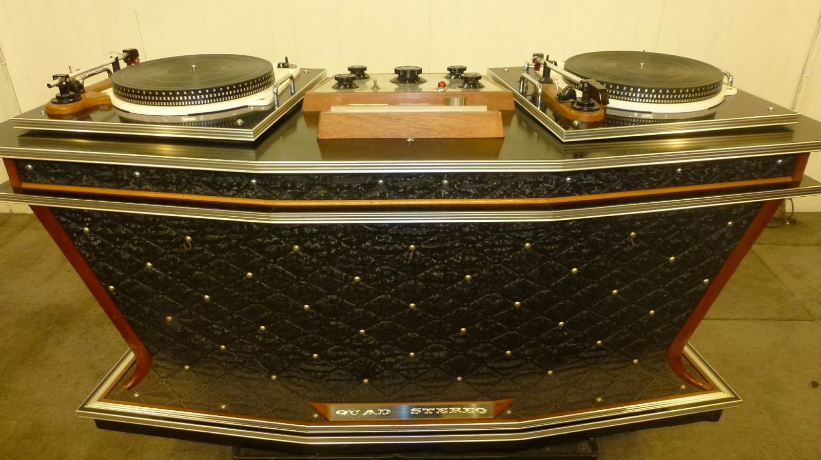 retro vintage modern hifi Garrard and QUAD DJ ULTRA SYSTEM