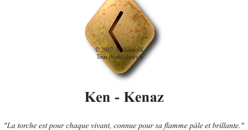 Rune du Jour : Ken - Kenaz