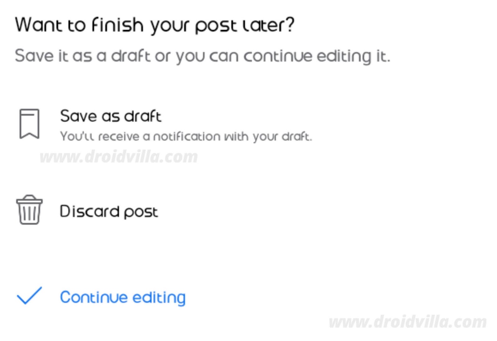 Best Way To Recover/Retrieve Facebook Draft Posts On Android/iOS App