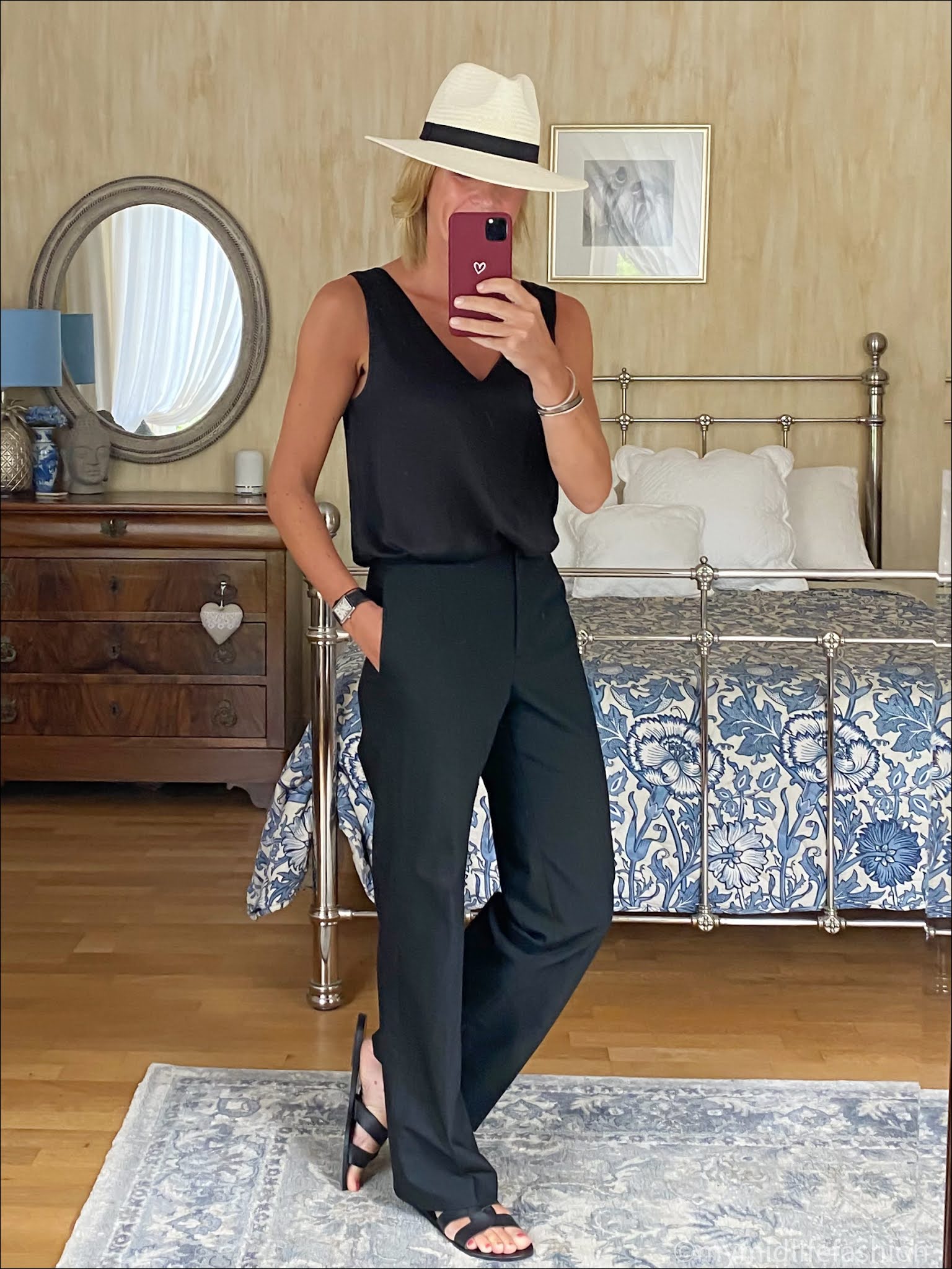 WIW - How To Style Wide Legged Trousers | My Midlife Fashion