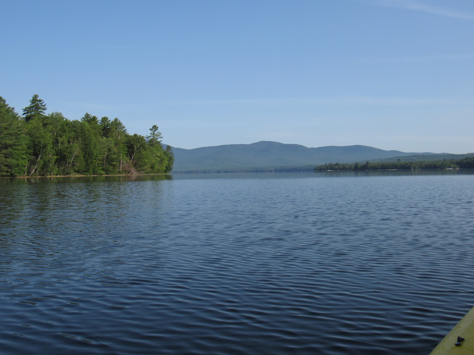 Recreational Kayaking in Maine b Lake, Weld Maine