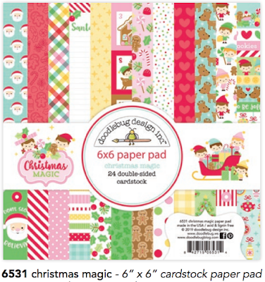 Nuevo Doodlebug Navidad Magic probabilidades y finaliza dado corta