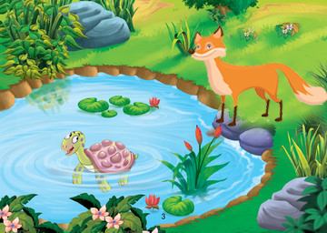 Fox and The Turtle : Cute Inspirational Story ~ Cute Inspirational ...